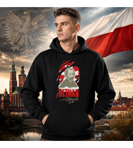 BLUZA Z KAPTUREM HETMAN